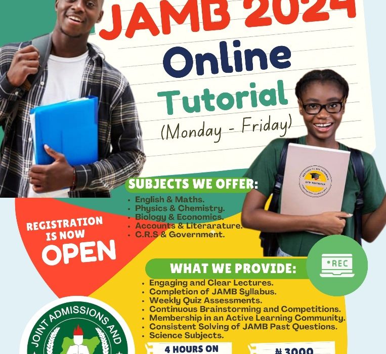 DTW Online JAMB 2024 Tutorials: Your Ultimate Path to JAMB Success!